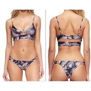 Tavik Women's Swimwear Vine Side Straps Bikini Bottom and Top L